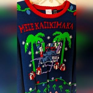 Disney Stitch Christmas Sweater - Mele Kalikimaka